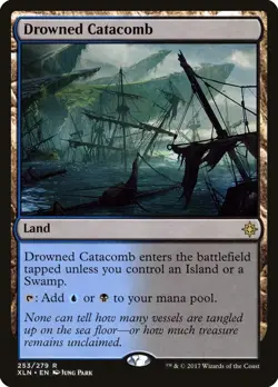 MTG Drowned Catacomb - 253 / English / Near Mint - Image 1