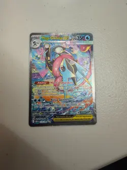 Pack Fresh Pokemon TCG Mega Greninja 116/086 SIR Chaos Rising English - Image 1