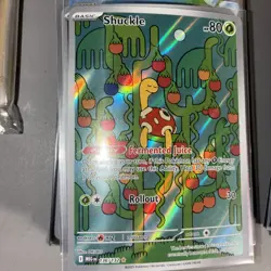 Pokemon TCG Shuckle 136/132 Me01: Mega Evolution Holo Illustration Rare NM - Image 1