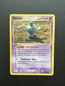 Pokemon TCG Wynaut EX Legend Maker 71/92 Yuka Morii MP - Image 1