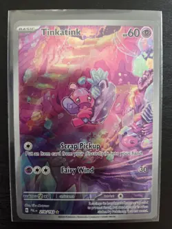 Pokemon TCG Tinkatink 216/193 Illustration Rare - Image 1