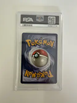 1999 POKEMON FOSSIL #4 DRAGONITE-HOLO PSA 9 - Image 2