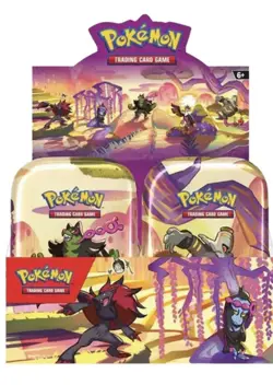 Pokemon TCG, Scarlet And Violet.-SV06.5 Shrouded Fable Mini Tin Display - Image 1