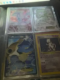 pokemon binder collection, mix of old and new cards with some possibly expensive - Image 1