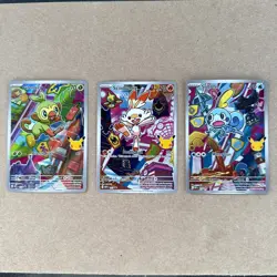 Pokemon TCG First Partner Illustration Collection Series 2 Gen 8 Galar Starters - Image 1
