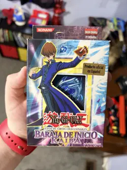 EMPTY BOX YuGiOh! 2002 Starter Deck Kaiba 1st Edition Spanish Blue-Eyes White - Image 1