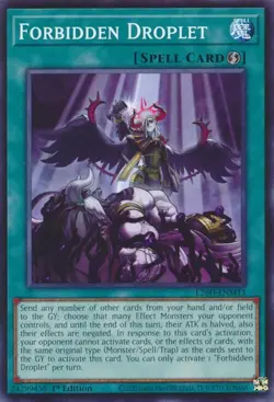 x3 Forbidden Droplet - L26D-ENM13 - Common - 1st Edition Yu-Gi-Oh! M/NM - Image 1