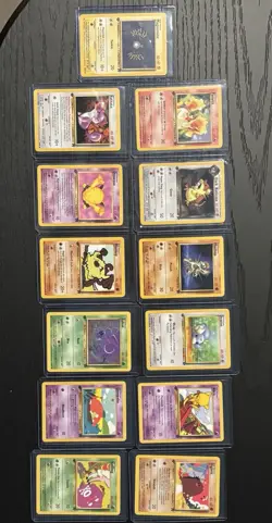 13x First Edition & 16x Unlimited WOTC Team Rocket Pokemon Lot: 29 Cards Total - Image 1
