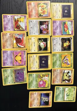 13x First Edition & 16x Unlimited WOTC Team Rocket Pokemon Lot: 29 Cards Total - Image 2