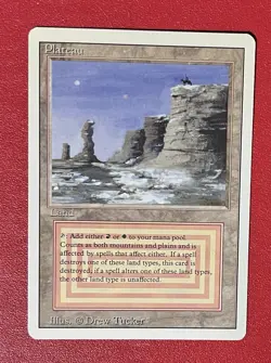 Plateau Revised Edition Dual Land Magic the Gathering Card - Image 1