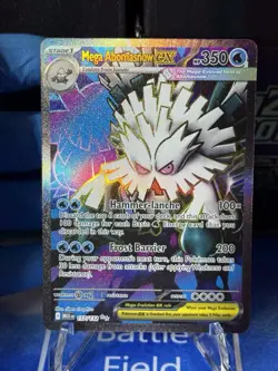 Mega Abomasnow ex Pokemon TCG - 157/132 - Mega Evolution - Full Art Card - Image 1