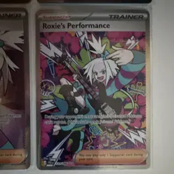Pokemon TCG 6 Card Lot Mega Floette SIR & UR Roxie’s Performance SIR & UR - Image 3