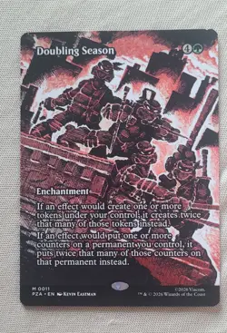 Doubling Season (Borderless) Teenage Mutant Ninja Turtles Source Material Reg - Image 2