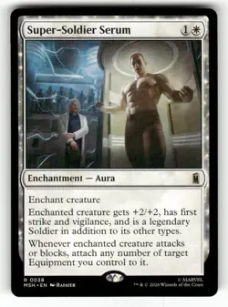 Super-Soldier Serum 38 Rare Marvel Super Heroes Magic: The Gathering Near Mint - Image 1