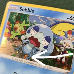 FART SWIRL BLEED 🌀 Sobble SWSH073 Sword & Shield Cosmos Holo Promo Pokemon Card - Image 1