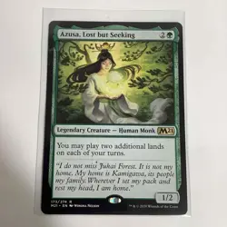 MTG Magic The Gathering Azusa, Lost But Seeking 173/274 M21 Rare M/NM - Image 1