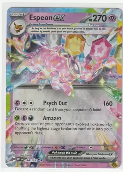 Espeon ex 034/131 Holo Double Rare Prismatic Evolutions Pokemon Near Mint - Image 1