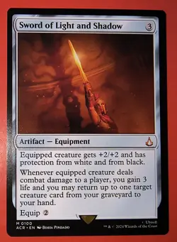 MAGIC, MTG: SWORD OF LIGHT AND SHADOW/ACR /MYTHIC #0100/ NM, REGULAR FINISH - Image 1