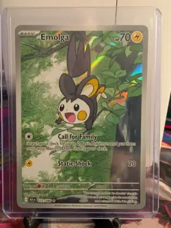 Emolga 112/086 Holo Illustration Rare Black Bolt Pokemon Near Mint - Image 1