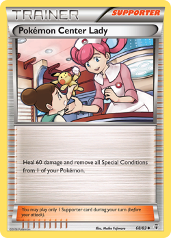 POKEMON CENTER LADY 68/83 UC GENERATIONS POKEMON LP - Image 1
