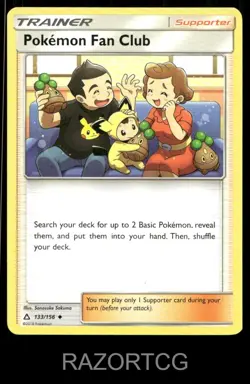 POKEMON FAN CLUB 133/156 UC ULTRA PRISM POKEMON NM/M - Image 1