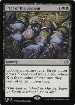 Pact of the Serpent R Commander: The Lost Caverns of Ixalan 206 LP-NM - Image 1