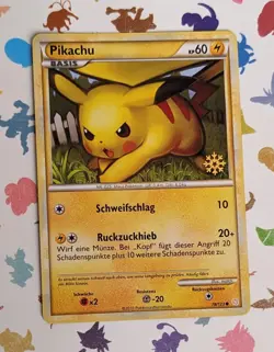 Pokemon TCG Pikachu 78/123 *German* Snowflake Stamp Countdown Calendar 2010 - Image 1