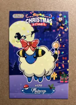 Pokemon 2024 Peru DKV Collectoons Christmas Set #54 Mareep Holo US Seller - Image 1
