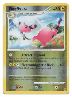 Flaaffy 50/132 Uncommon Secret Wonders Pokemon Reverse Holo 2007 - Image 1