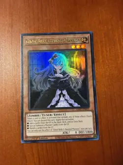 Yu-Gi-Oh! Ghost Belle & Haunted Mansion RA01-EN011 Ultra Rare 1st Edition NM - Image 1