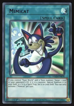 Mimicat - DLCS-EN078 - PURPLE Ultra Rare - 1st Edition Yugioh - Image 1