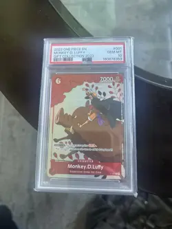 2023 One Piece EN Gift Collection 2023 #001 Monkey.D.Luffy PSA 10 GEM MINT - Image 1