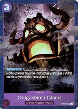 Onigashima Island (Best Selection Vol. 2) ST04-017 One Piece Promo NM - Image 1