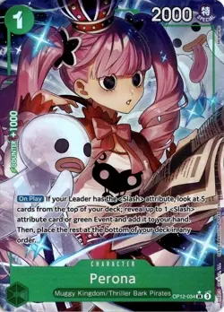 Perona (Alternate Art) OP12-034 One Piece Legacy of the Master Super Rare NM - Image 1