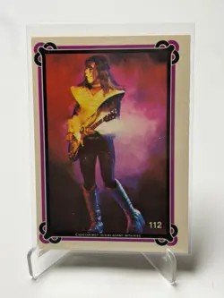 1978 Donruss KISS Series 2 #112 Ace Frehley Smoke Vintage Trading Card - Image 1
