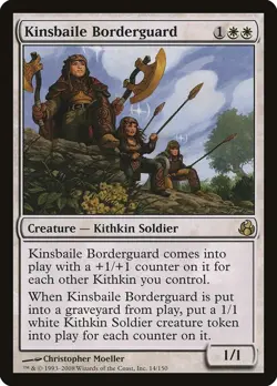 MTG Kinsbaile Borderguard - 14 / English / Lightly Played - Image 1