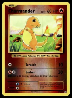 CHARMANDER - 9/108 Common Evolutions Pokemon Reverse Holo NM - Image 1