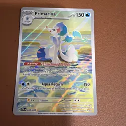 Pokemon TCG Primarina 088/084 Illustration Rare IR ME05 Pitch Black English NM - Image 1