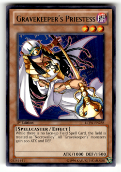 Gravekeeper's Priestess LCJW-EN258 1st Edition Rare Legendary Collection 4: Joey - Image 1