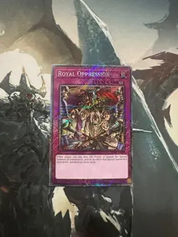 Yugioh Royal Oppression Platinum Secret Rare RA04 - Image 1