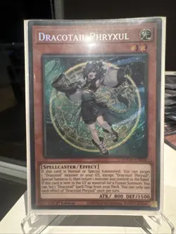 YUGIOH DOOD-EN023 Dracotail Phryxul Secret Rare 1st Edition NM - Image 1