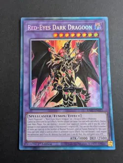 Yugioh Red Eyes Dark Dragoon RA02-EN021 Collectors Rare 1st Edition Near Mint - Image 3