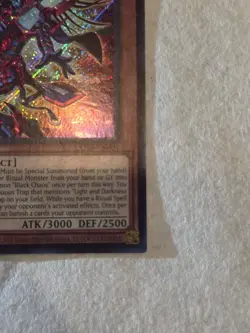 1X NM Black Chaos - CORI-EN001 - Secret Rare 1st Edition - Image 4