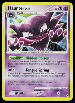 Pokemon Card - Haunter Arceus 41/99 Uncommon - Image 1