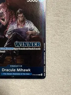 Dracule Mihawk (Winner Pack Vol. 4) - One Piece Promotion Card - Image 3