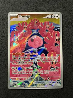 Pokemon TCG Flamigo Paldea Evolved Holo Card 227/193 - Image 1