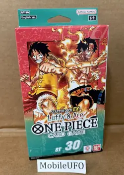 Bandai One Piece Card Game Starter Deck EX Luffy & Ace ST-30 English Sealed New - Image 1