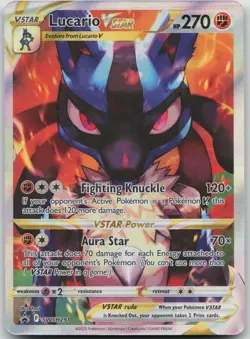 Lucario VSTAR Holo Promo SWSH: Sword & Shield Promo Cards SWSH291 - Image 1