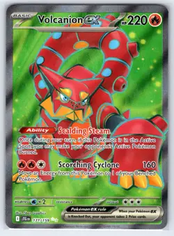 Volcanion ex 171/159 Ultra Rare Journey Together Pokemon Holo Near Mint - Image 1