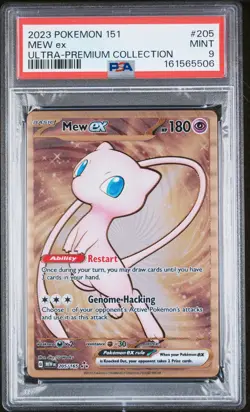 2023 POKEMON 151 ULTRA-PREMIUM COLLECTION #205 MEW EX PSA 9 - Image 1